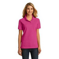 Port & Company  Ladies Ring Spun Pique Polo Shirt